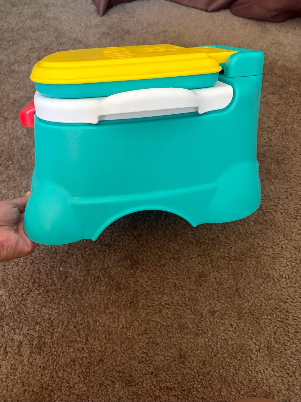 Sesame Street Elmo Potty Seat in Teal, Red, Yellow, White - Picture 6 of 9